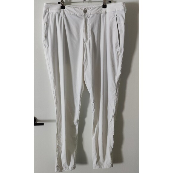 Lululemon Mens 34x34 Commission Golf Classic Tapered Leg M5AS9S White Pants - Picture 1 of 7